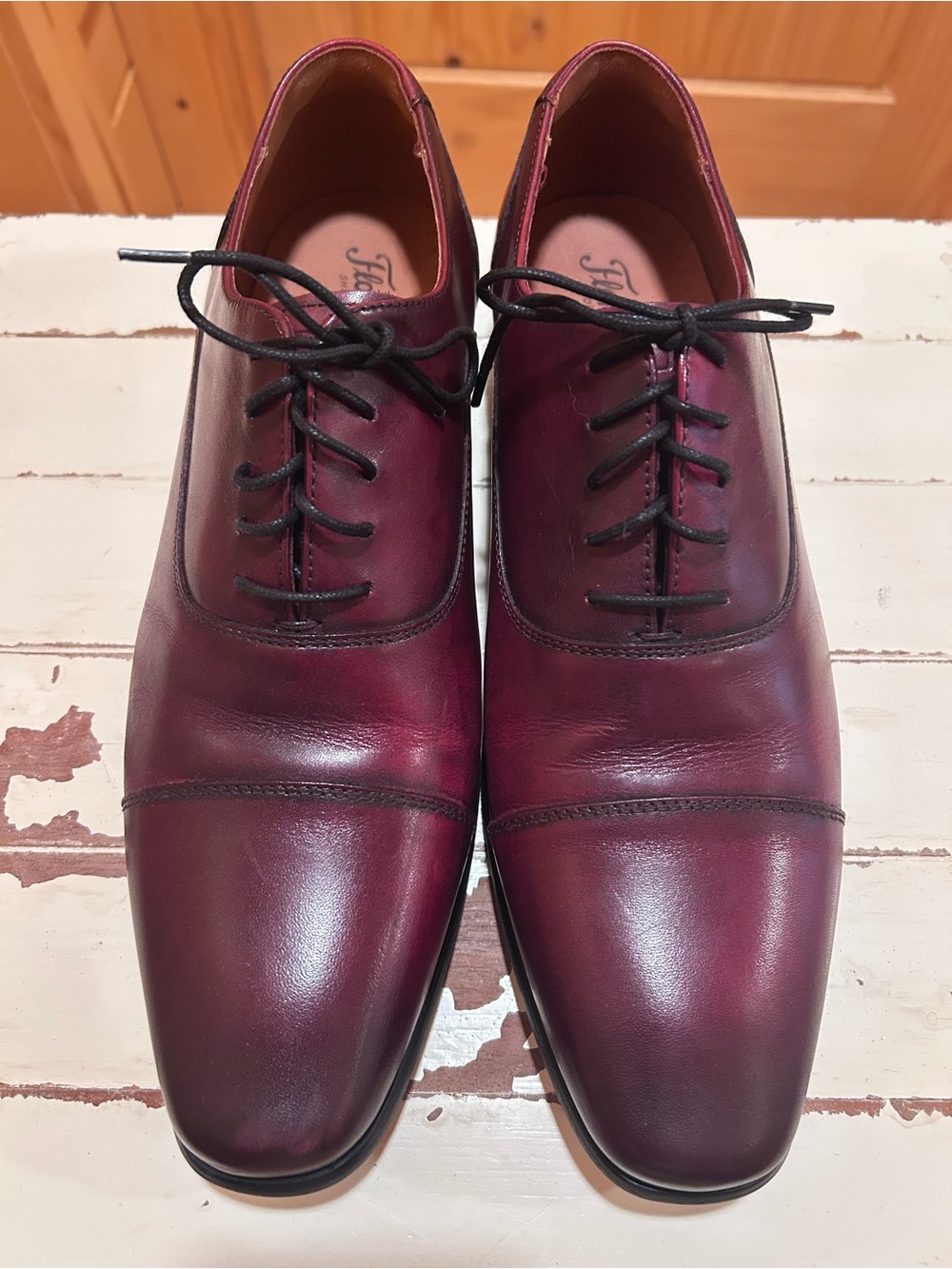 Men's FLORSHEIM SORRENTO CAP TOE OXFORD DRESS SHOES